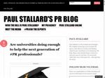 Paul Stallard technology PR agency blog